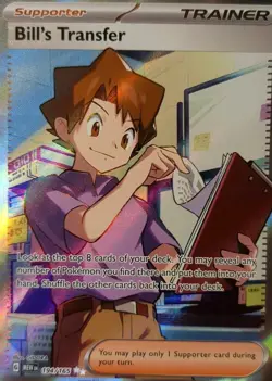 Bill’s Transfer 194/165 Scarlet & Violet 151 Ultra Rare Pokemon TCG 2023 NM - Image 1