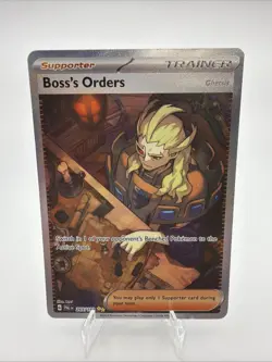 Pokemon TCG Boss's Orders Scarlet & Violet - Paldea Evolved 265/193 Holo Special - Image 1