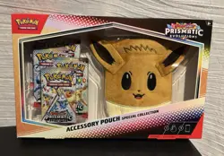 Pokemon Prismatic Evolutions TCG Accessory Pouch Set - Image 1