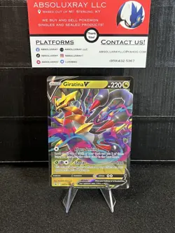 Pokemon TCG Giratina V SWSH Black Star Promos SWSH259 Holo Promo - Image 1