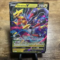Pokemon TCG Giratina V Sword & Shield SWSH259 Holo Promo NM - Image 1