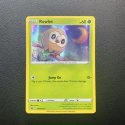 Pokemon TCG Rowlet SWSH220 Cyndaquil SWSH221 Oshawott SWSH222 Cosmos Holo NM - Image 2