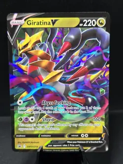 Pokemon Giratina V SWSH259 Sword & Shield Promo Full Art Holo Near Mint - Image 1
