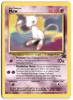 Pokemon Normal Mew WoTC Promo 8 NM - Image 1