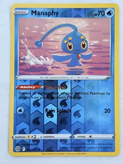Manaphy 041 Brilliant Stars Reverse Holo Pokemon TCG - Image 1