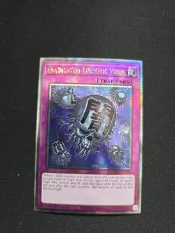 Yugioh Eradicator Epidemic Virus - RA03-EN183 - Quarter Century Rare - QCR - Image 1