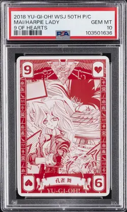 2018 9 OF HEARTS HARPIE LADY/MAI VALENTINE PSA 10 - Image 1