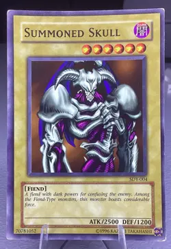 Yu-Gi-Oh! TCG Summoned Skull SDY-004 Starter Deck: Yugi Unlimited Common MP - Image 1