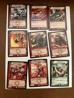 Old Duel Masters Card Lot Metalwing Skyterror Avalanche Giant Holos - Image 5