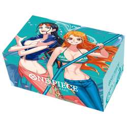 Bandai ONE PIECE CARD GAME Official Storage Box Nami & Robin - Image 1