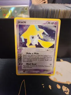 Jirachi 8/101 Hidden Legends Holo Rare Pokemon Trading Card Game - Image 2