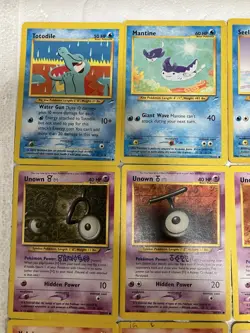 Vintage 2000 Pokemon Neo Destiny 17 Card Lot, NM-HP - Image 2