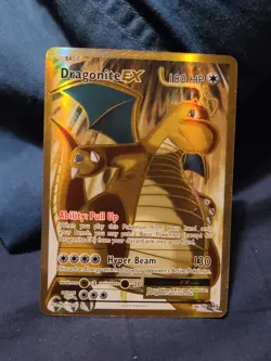 Pokemon TCG Dragonite-EX Evolutions Full Art Holo Card 106/108 Ultra Rare - Image 1