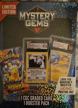 Pokemon TCG: Limited Edition Mystery Gems (1 Graded Card, 1 Booster Pack) - Image 1
