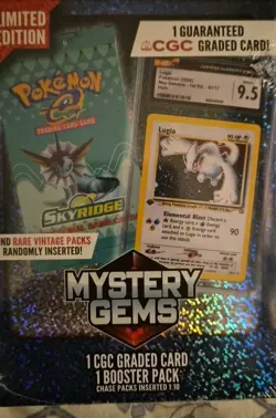 Pokemon TCG: Limited Edition Mystery Gems (1 Graded Card, 1 Booster Pack) - Image 2
