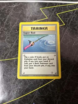 Super Rod 103/111 Neo Genesis Unlimited Pokemon Trainer Card D5 - Image 1