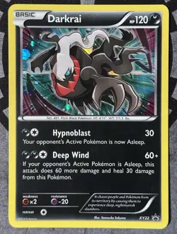 Pokemon TCG: DARKRAI - XY22 Promo XY Promos Card Cosmos Holo - LP - Image 1