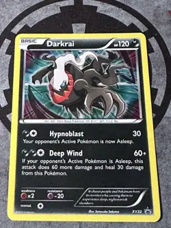Pokemon TCG: DARKRAI - XY22 Promo XY Promos Card Cosmos Holo - LP - Image 2