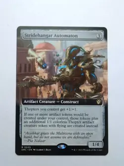 MTG Stridehangar Automaton (DRC) Commander: Aetherdrift Extended Regular Rare 35 - Image 1