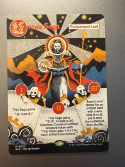 Urza's Saga Secret Lair Encyclopedia Of Magic Non Foil Near Mint MTG - Image 1
