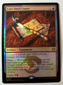 Cori-Steel Cutter Tarkir: Dragonstorm Foil. Rare! Shiny. - Image 1
