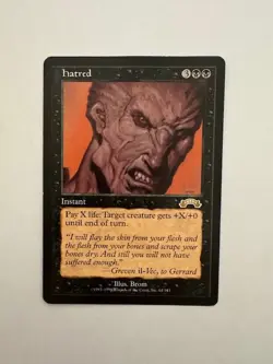 🧛 MTG Hatred - Exodus - Lightly Played - Vintage Power for Black Decks! #5 - Image 1