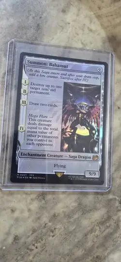 Summon: Bahamut Final Fantasy Foil Enchantment Creature Mythic MTG NM - Image 4