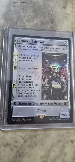 Summon: Bahamut Final Fantasy Foil Enchantment Creature Mythic MTG NM - Image 5