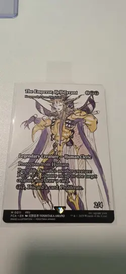 MTG - The Emperor, Hell Tyrant -Showcase - Final Fantasy: Through the Ages - Image 2