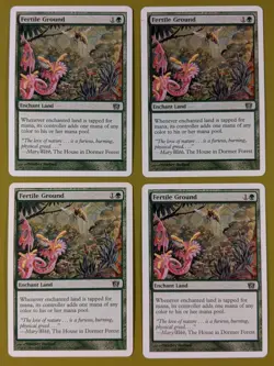 Fertile Ground x4 Eighth Edition 8th 4x Playset Magic the Gathering MTG - Image 1