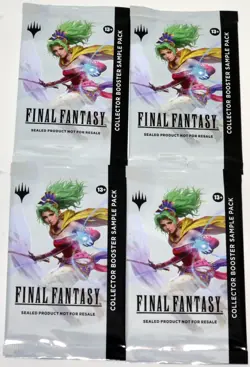 4x Final Fantasy Collector Booster Sealed Sample Packs Magic the Gathering MTG - Image 2
