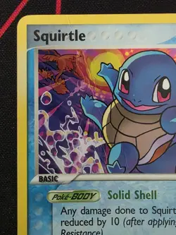 Pokemon TCG: Squirtle 64/100 Reverse Holo Stamped EX Crystal Guardians DMG - Image 2