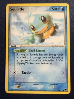 Squirtle 14/17 Pokemon 2006 Pop Series 4 LP - Image 1