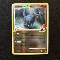 Pokemon RAMPARDOS GL 11/111 (Reverse Holo Rare) Rising Rivals - LP/Light Play - Image 1