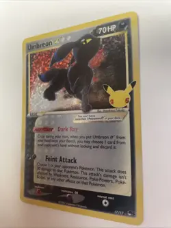 Pokemon TCG Umbreon Gold Star 17/17 Celebrations Classic Collection NM Free Ship - Image 3