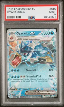 PSA 9 Pokemon Gyarados EX 045/198 Scarlet & Violet Svi-EN 2023 - Image 1