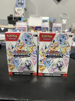 Pokemon TCG Prismatic Evolutions Booster Bundle Lot of 2 Sealed! - Image 1