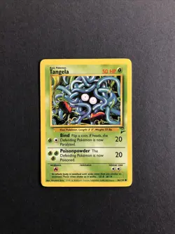 Pokemon TCG Tangela Base Set 2 96/130 Regular Unlimited Common - Image 1