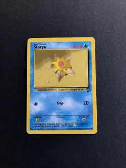 Pokemon TCG Staryu Base Set 2 95/130 Regular Unlimited Common - Image 1