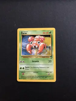Pokemon TCG Paras Base Set 2 85/130 Regular Unlimited Common - Image 1
