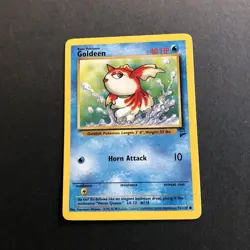 Pokemon TCG Goldeen Base Set 2 76/130 Regular Unlimited Common - Image 1