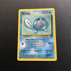 Pokemon TCG Poliwag Base Set 2 88/130 Regular Unlimited Common - Image 1