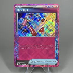 Pokemon SV: Prismatic Evolutions #116/131 Max Rod Near Mint or Better - Image 1