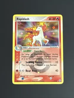 Pokemon TCG Rapidash EX FireRed & LeafGreen 13/112 Reverse Holo Pokeball 2004 - Image 1