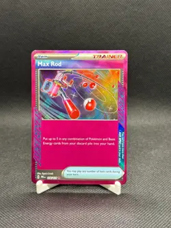 Pokemon TCG Prismatic Evolutions Ace Spec Max Rod 116/131 Near Mint - Image 1