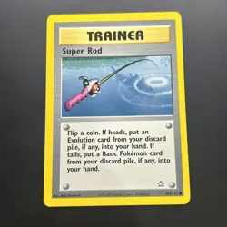 Super Rod 103 WOTC Pokemon Vintage Base Set - Image 1
