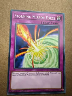 Storming Mirror Force SDCL-EN038 Cyberse Link 1st Edition Yugioh - Image 1