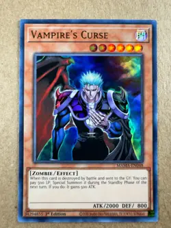 Vampire's Curse MAMA-EN048 Magnificent Mavens 1st Edition Yugioh NM - Image 1