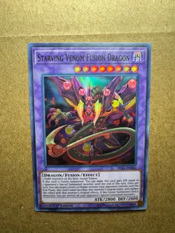 Starving Venom Fusion Dragon FIGA-EN060 Fists of the Gadgets 1st Ed Yugioh - Image 1