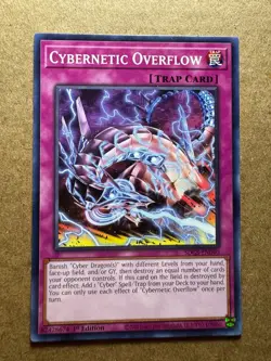 Cybernetic Overflow SDCS-EN040 Structure Deck: Cyber Strike 1st Ed Yugioh - Image 1